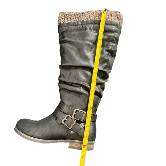 B52 by Bullboxer Frankie Slouchy Boots, Black, Size 7W - Picture 6 of 9